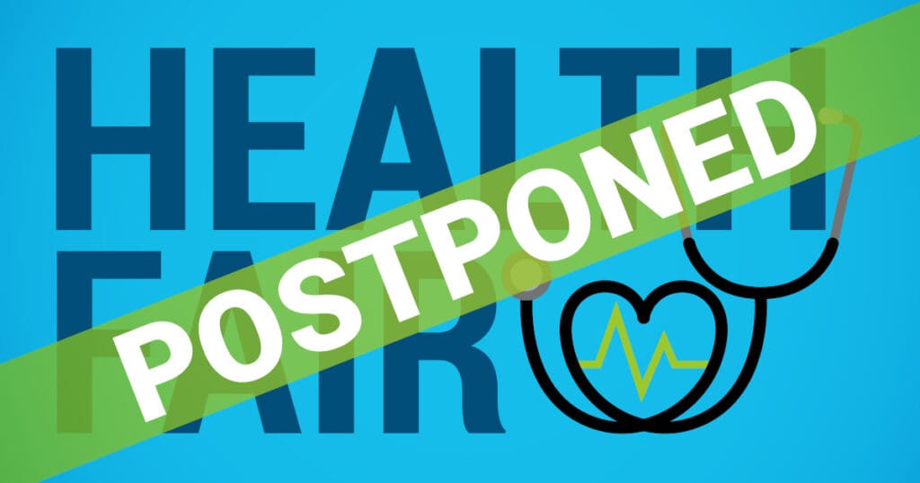 Health Fair - POSTPONED