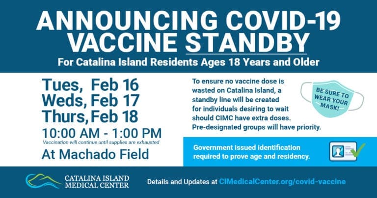 COVID vaccine standby