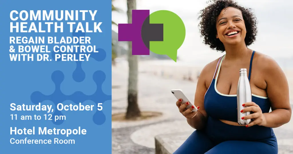 CI Health Community Health Talk, Saturday October 5th Dr Perley